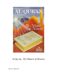 Al-Quran : The Miracle of Miracles