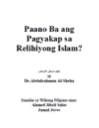 Paano Ba ang Pagyakap sa Relihiyong Islam?