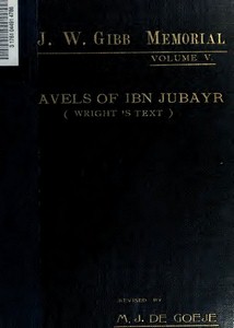رحلة ابن جبير الأندلسي – مطبعة برايل عام 1907
